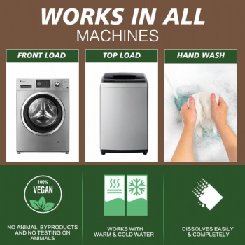 Laundry Detergent Sheets Fragrance Free - 60 Loads Eco Liquidless Soap - Travel-Friendly for Hot & Cold Cycles, Tackles Tough Stains & Odors - Gentle on Skin, 30 Ct