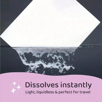 Laundry Detergent Sheets, 50 Sheets( 100 Loads), Fresh Linen